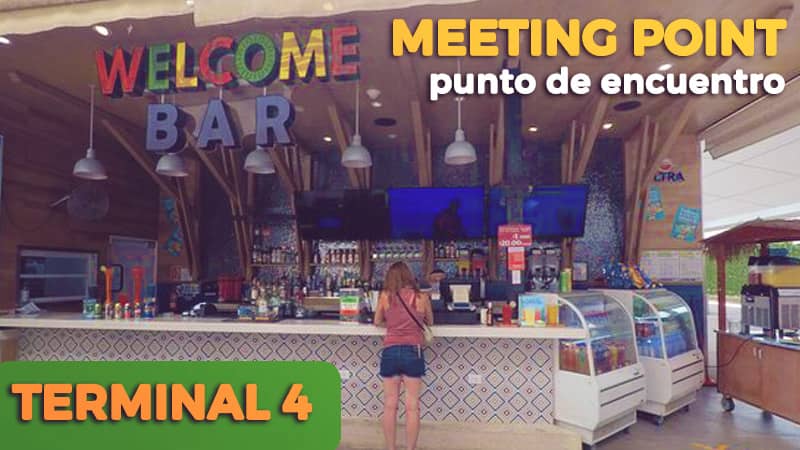 Terminal 4 Meeting Point Tequila Transfers